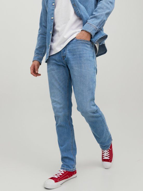 JACK & JONES Tim Original Regular Fit Jeans - Men - Blue - W30/L34