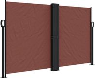 vidaXL Windscherm uittrekbaar 140x1000 cm bruin