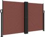 vidaXL Windscherm uittrekbaar 140x1000 cm bruin