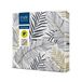 PAW Papieren Servetten - 3-laags (33 x 33 cm) | 20 stuks | Ideaal voor bruiloften, doopfeesten, verjaardagen, feestdagen, kleur: Exotic Leaves Stripe
