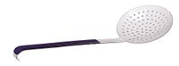 Karl Krüger Husum 12 cm schuimlepel, staal, wit met blauwe rand