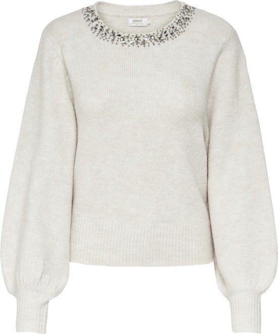 ONLY Elsa L/S Pullover Knt Noos - Trui - Dames - Maat XL - Beige