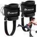 Merkloos Enkelband voetlus - Kabel voor fitness - 2 stuks - Zwart - Neopreen en nylon