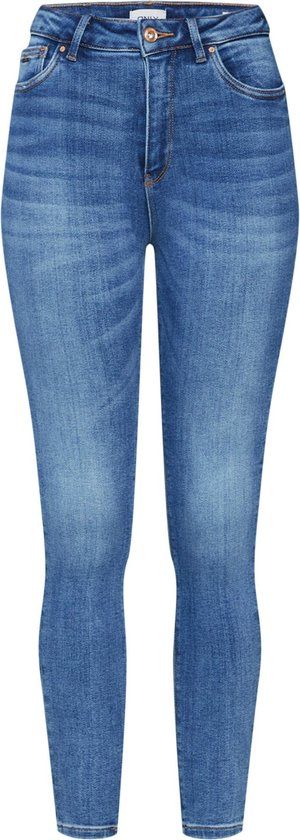 ONLY ONLMILA High Waist Skinny Jeans - Medium Blue Denim - W30/L34