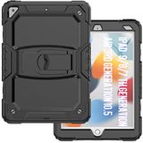 Case iPad Air 3 2019/iPad Pro 10.5 2017 Case with Kickstand, Rugged Shockproof Protective Cover with 3-Layer Structure Design, Black