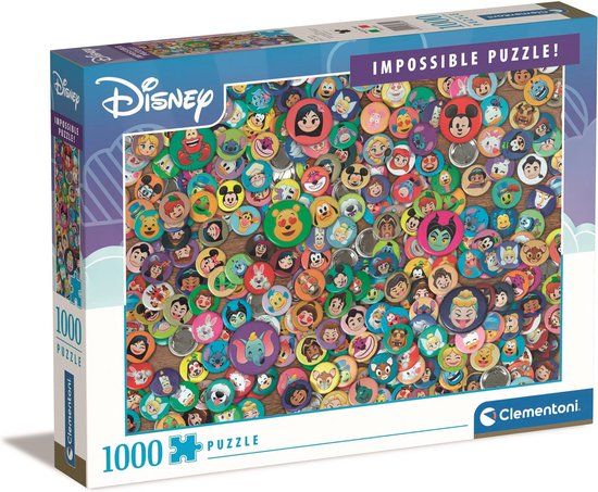 Clementoni Disney - Emoji Impossible Puzzel (1000 stukjes) - 14+