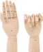 Allecto Mannequin en bois - Flexible - 18,5 cm - Naturel