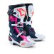 Alpinestars Tech 10 Supervented, bottes , couleur: Bleu Foncé/Blanc/Noir/Fuchsia , taille: 14 US