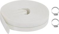vidaXL - Platte slang - 1'' - 50 m - PE - Wit