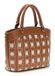 GUESS Frankie Girlfriend Satchel Caramel bruine handtas schoudertas