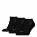 PUMA Chaussettes invisibles matelassées Unisexe (lot de 3), Vêtements, Noir, 43-46