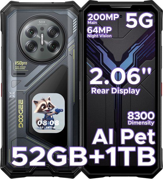 DOOGEE V50 Pro 5G Robuuste Smartphone