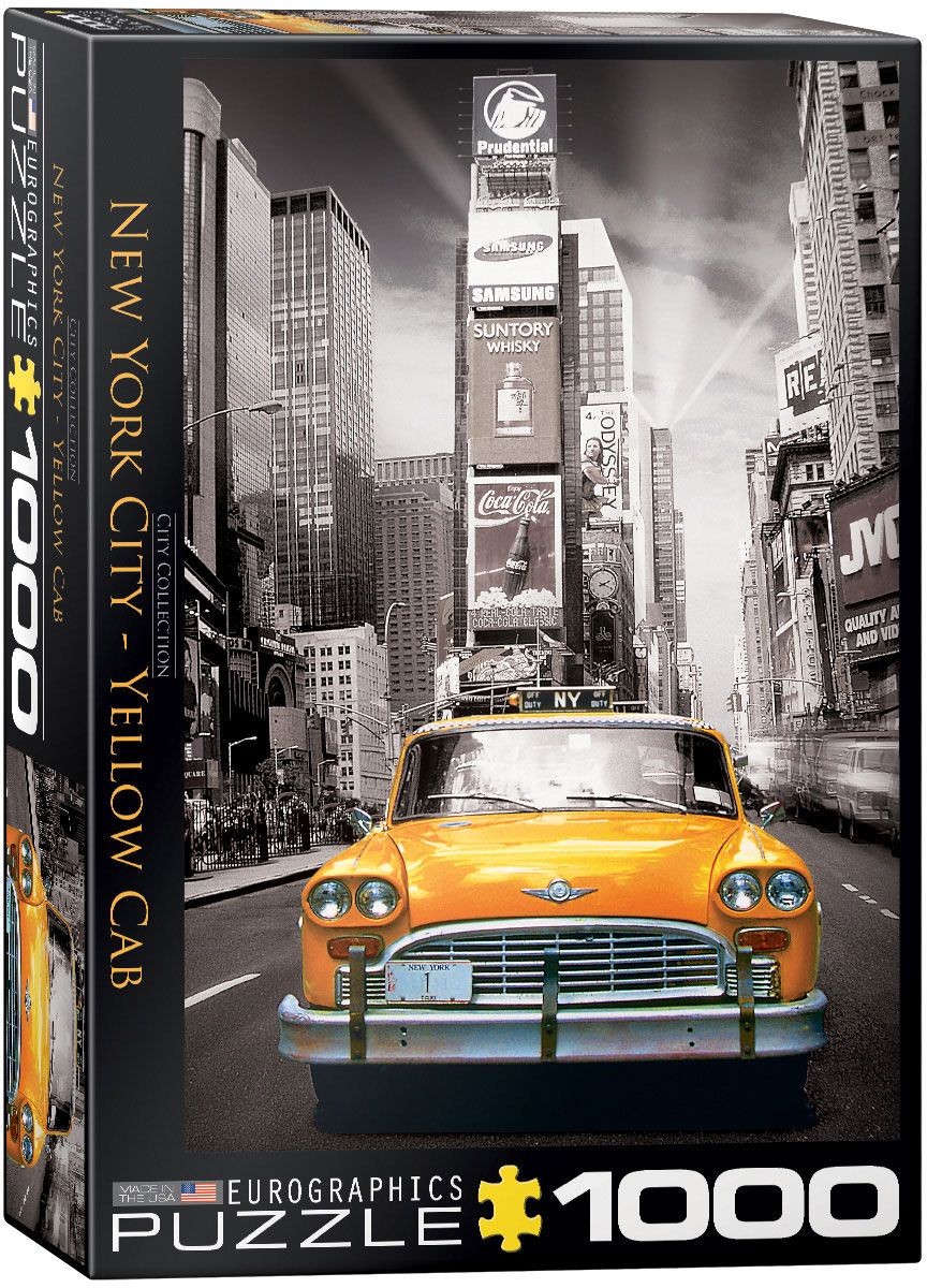 Eurographics New York City Yellow Cab - Puzzel - 1000 stukjes