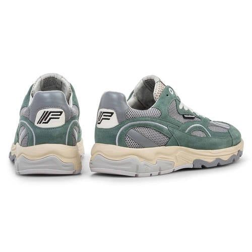 Floris van Bommel De Rezer 01.20 suède sneakers groen