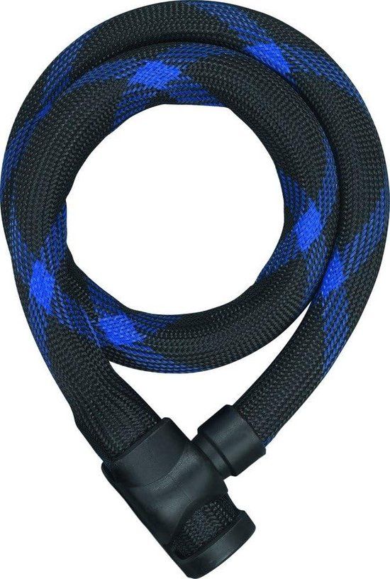 ABUS kettingslot IVERA Chain 7210 - Fietsslot met zeer flexibele IvyTex kunstvezelcoating - ABUS veiligheidsniveau 8 - 110 cm - Kleur: Antraciet