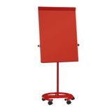 MAUL Flipover Vrijstaand 700 x 1000 mm Metaal Staal Rood