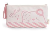 NICI mymochi Etui "Hello!" 21,5 x 12 x 2 cm, beige