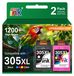 HP 305XL cartouche d'encre pour HP DeskJet 2700, Envy 6010 (1 noir, 1 couleur)