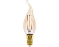 EGLO LED Lamp - E14 - Ø 3,5 cm - Amber - 2200K