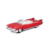MAISTO Cadillac Eldorado Biarritz Cabrio`59, rood-wit, Premier Edition - modelauto 1:18