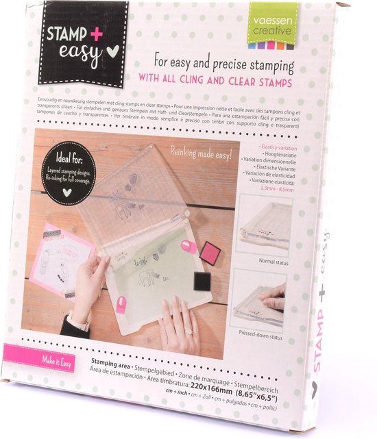 Vaessen Creative Stempel - Stempelplatform - Stamp Easy - Transparant