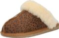 Shepherd of Sweden Jessica pantoffels dames panterprint bruin maat 39