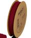 Halbach Seidenbänder Teddy stoffen decoratielint | Breedte: 20mm Lengte: 10m | Imitatiebont lint voor knutselen en naaien | Kleur: wijnrood