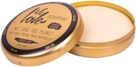 We Love The Planet - Deodorant Creme ''Golden Glow'' - Limited edition - 100% natuurlijke ingrediënten