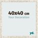 Your Decoration - Fotolijst 40x40 cm - MDF - Wit Vintage - Bologna