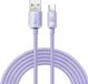 Baseus Crystal Shine Series USB-kabel USB Type A - USB Type C 100W 2m Paars