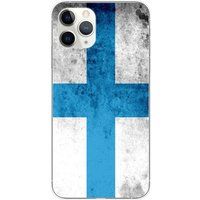1001 coques Marseille-vlag Siliconen hoesje compatibel met Apple iPhone 11 Pro