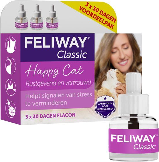 Feliway Classic Navulling - 3 x 48 ml