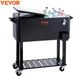 Vevor Glacière 80 litres, version roulante, noir, 93x46 cm