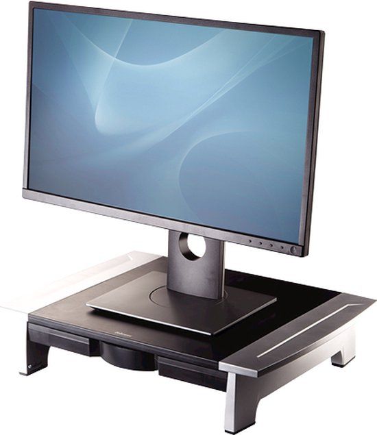 Fellowes Office Suites Monitor Standaard - Verstelbaar - Zwart/Zilver