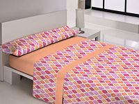 Style beddengoed 3-delig, van polykatoen, rood