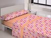 Style beddengoed 3-delig, van polykatoen, rood