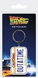 Pyramid International Back To The Future - Plaque d'immatriculation porte-clés en caoutchouc