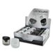 Taille-crayon transparent noir/blanc