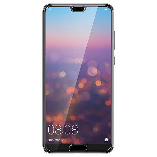 muvit Displaybeschermfolie van gehard glas met applicator voor Huawei P20 Pro