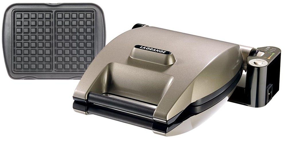 Lagrange Premium Gaufres Wafelijzer - 1200W - Aluminium