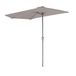 Demi SUNNYDAYS Parasol voor muur, 270 x 135 x 245 cm, taupe, diameter 2,70 mtr, buis, 38 mm, Taupe