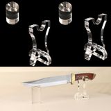 Acryl présentoir de couteaux - Set de 2 pour décoration de cuisine
