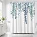 BOTC Douchegordijn - Anti Schimmel - Waterdicht - met haken - 180x180cm - Wit