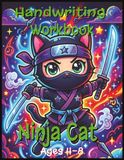 Ninja Cat Handwriting Practice Workbook for Kids Ages 4–8