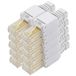 1aTTack.de Cat. 5e gereedschapsloze connector, niet afgeschermd, AWG 24-26, voor flexibele en stijve geleiders, vergulde contacten, 10 stuks