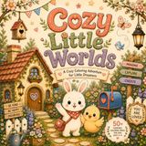 Cozy Little Worlds: A Cozy Coloring Adventure for Little Dreamers