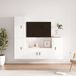 Maison Exclusive - Ensemble de 4 meubles TV en bois composite blanc