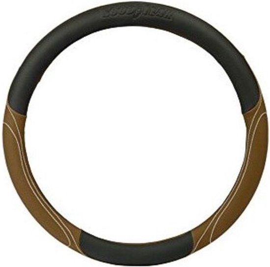 Goodyear GOD7010 Comfort Steering Wheel Cover - Universal (Ø 37 - 39 cm) - Brown - Rubber
