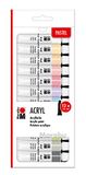 Marabu Acrylverf, Pastel, 12 ml (Pack van 12)