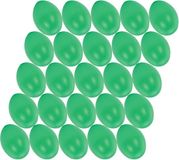 Merkloos Hobby knutsel eieren - 50x - 4,5 cm - mintgroen - kunststof - decoratie paaseieren